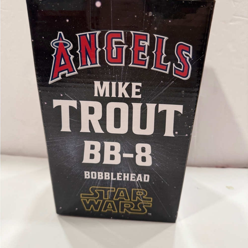 Angels Mike Trout BB-8 Bobblehead Star Wars  NWT